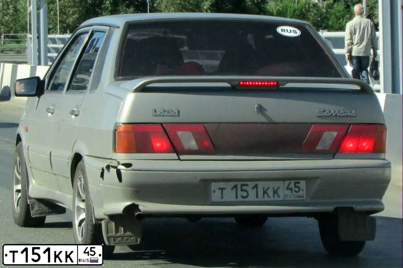 Фото автомобиля VAZ ВАЗ21154, 2007 — госномер Т151КК45. Цвет: СЕРО-БЕЖЕВЫЙ