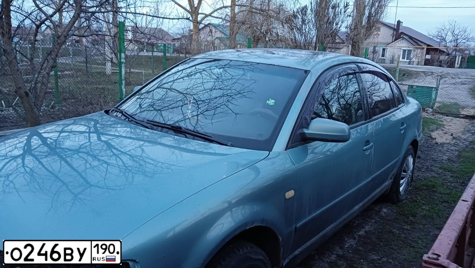 Фото автомобиля VOLKSWAGEN PASSAT, 1999 — госномер А798ТС33. Цвет: ЗЕЛЕНЫЙ
