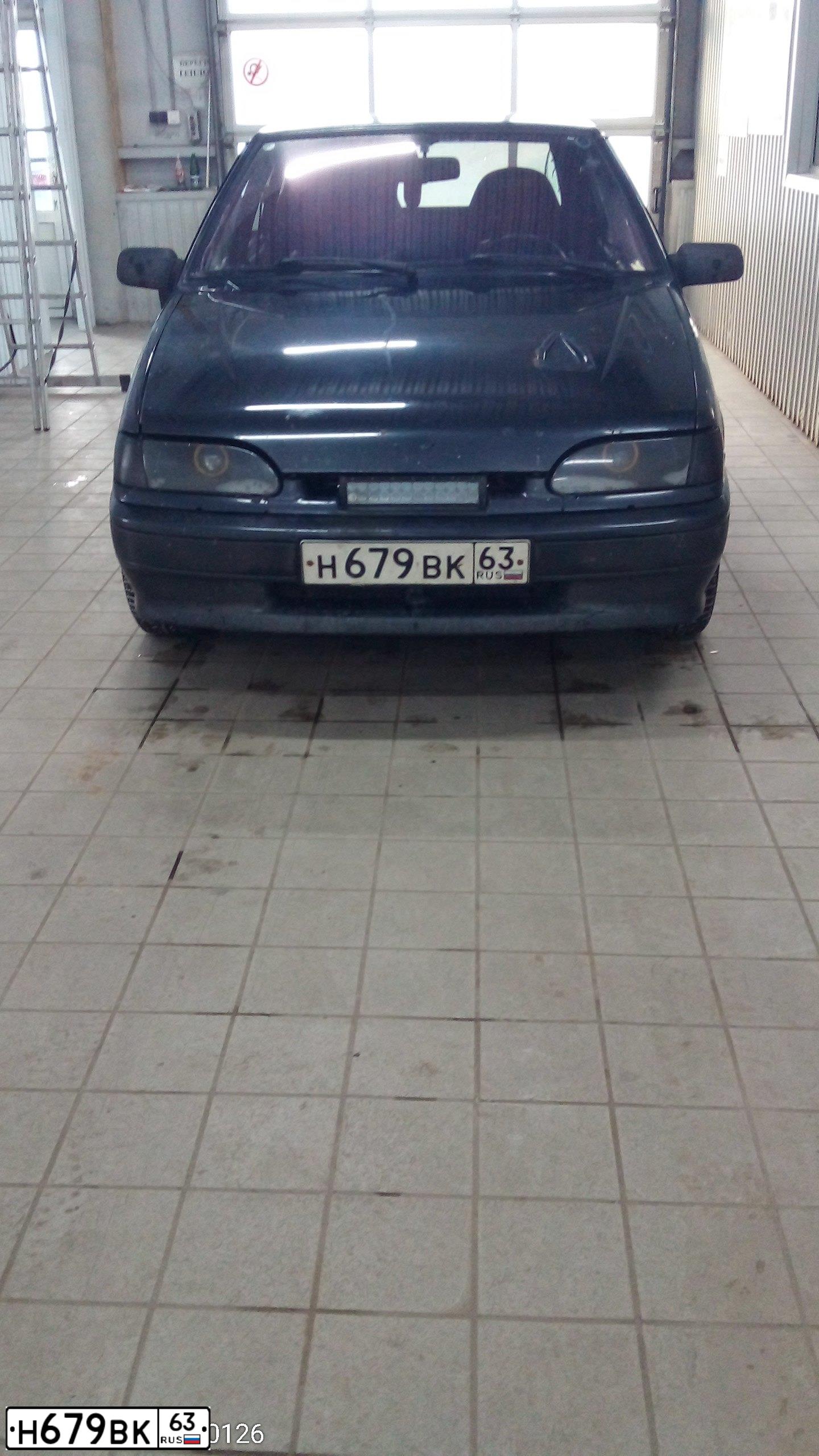 Фото автомобиля LADA 2114 SAMARA, 2005 — госномер Н679ВК63. Цвет: СЕРЕБРИСТО-СЕРО-ЧЕРНЫЙ