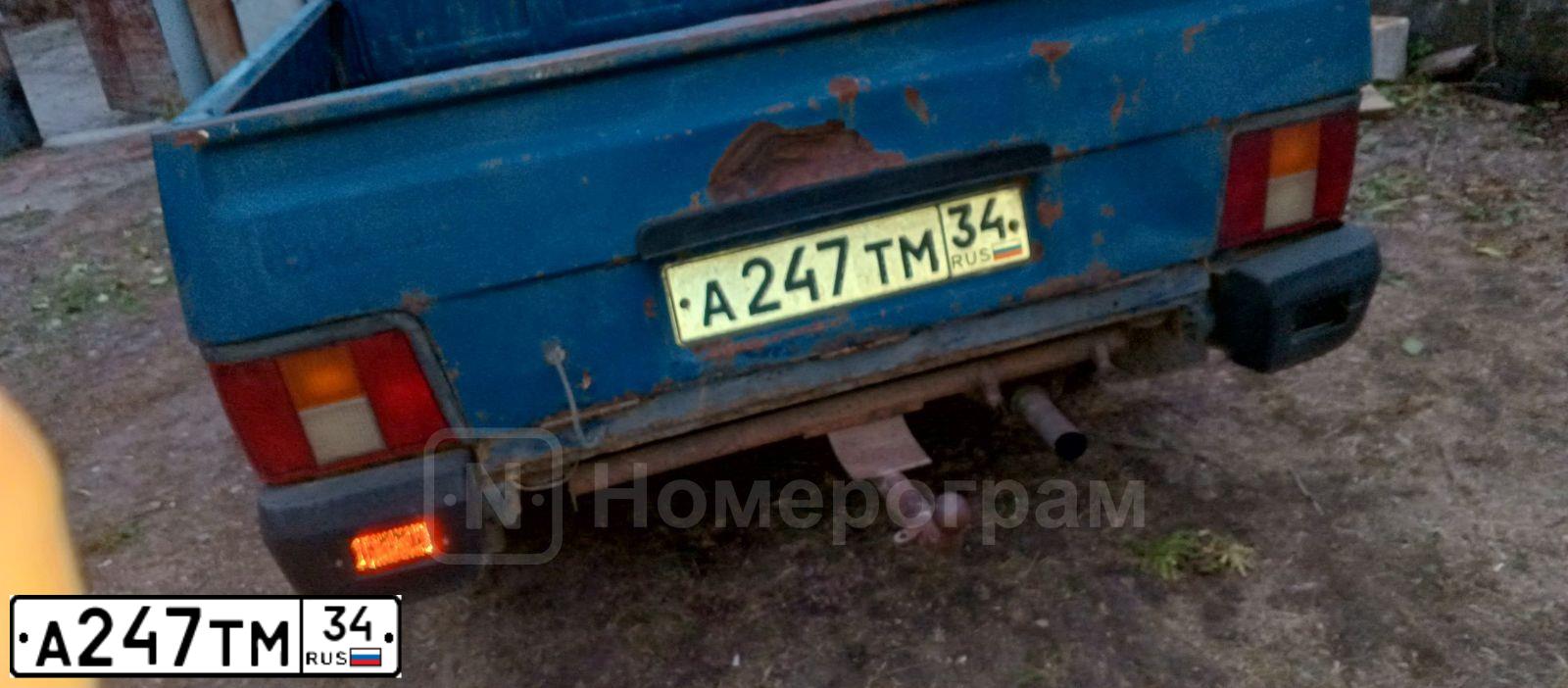 Фото автомобиля IZH 2717, 2002 — госномер С536ВО34. Цвет: СИНЯЯ БАЛТИКА
