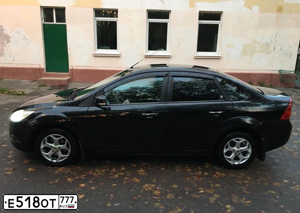 Фото автомобиля FORD FOCUS, 2008 — госномер Р296ХУ98. Цвет: ЧЕРНЫЙ