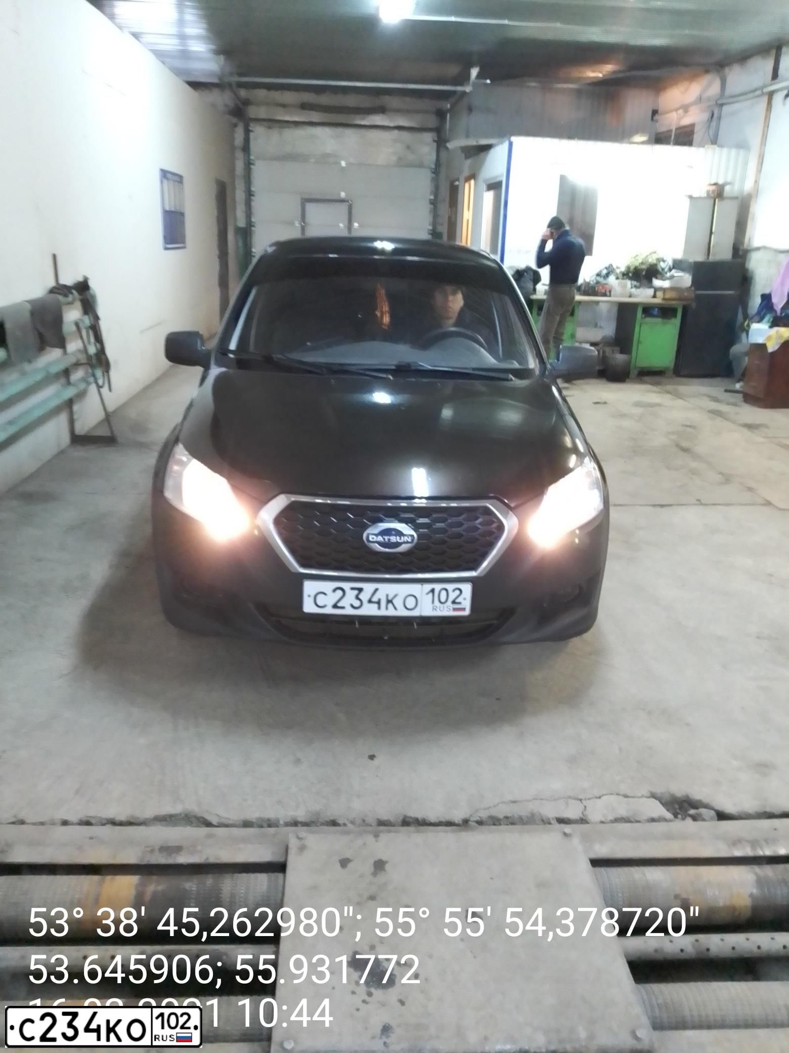Фото автомобиля DATSUN ON-DO, 2014 — госномер С234КО102. Цвет: КОРИЧНЕВЫЙ