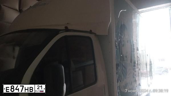 Фото автомобиля GAZ 3302 EL, 2014 — госномер Е847НВ21. Цвет: БЕЛЫЙ