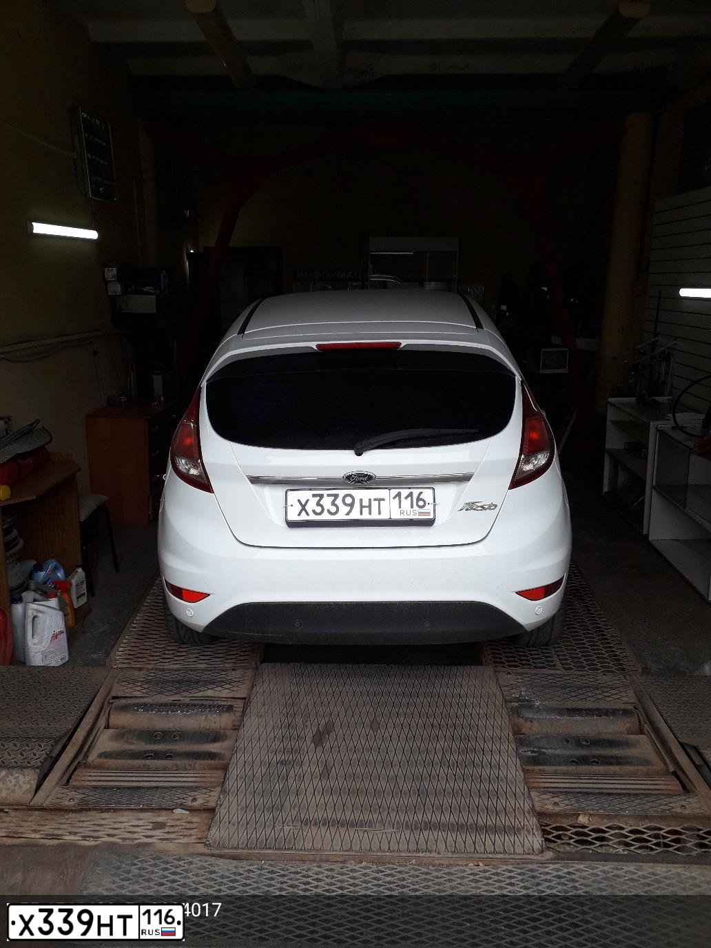 Фото автомобиля FORD FIESTA / ASPIRE, 2016 — госномер Х339НТ116