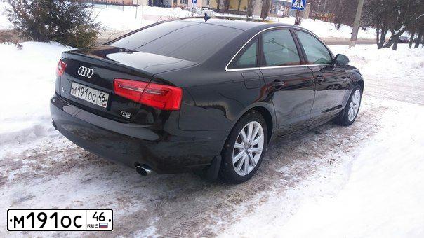 Фото автомобиля AUDI A6, 2011 — госномер Н519УО46. Цвет: ЧЕРНЫЙ