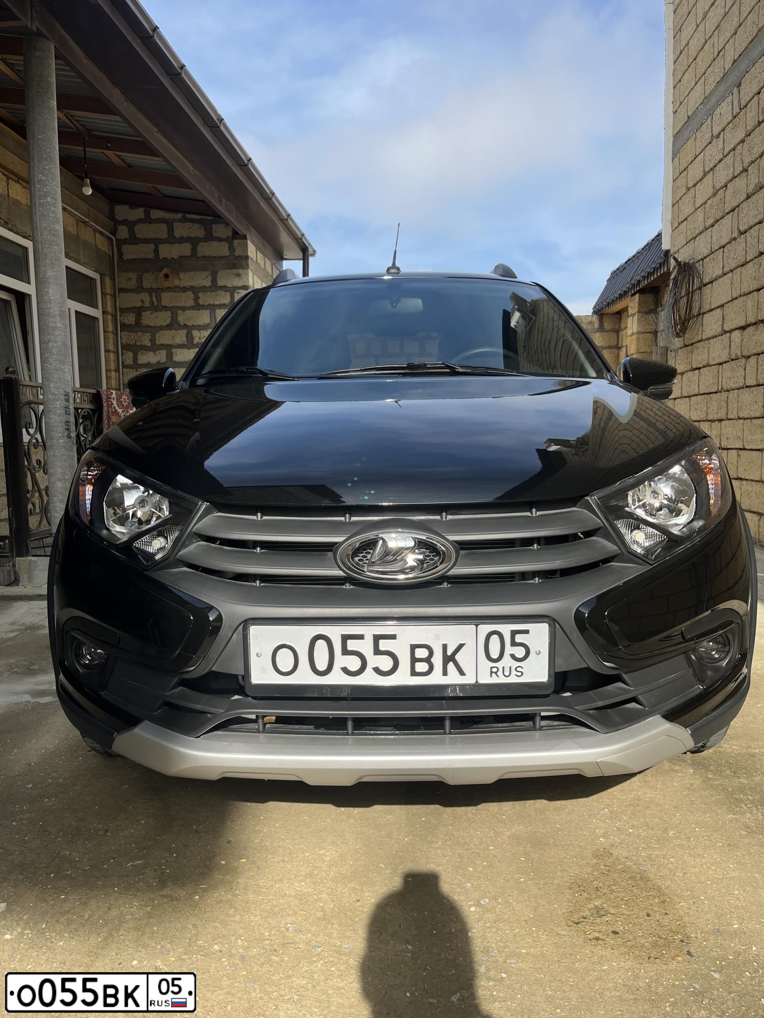 Фото автомобиля LADA VESTA, 2018 — госномер Т583ТС05. Цвет: Белый