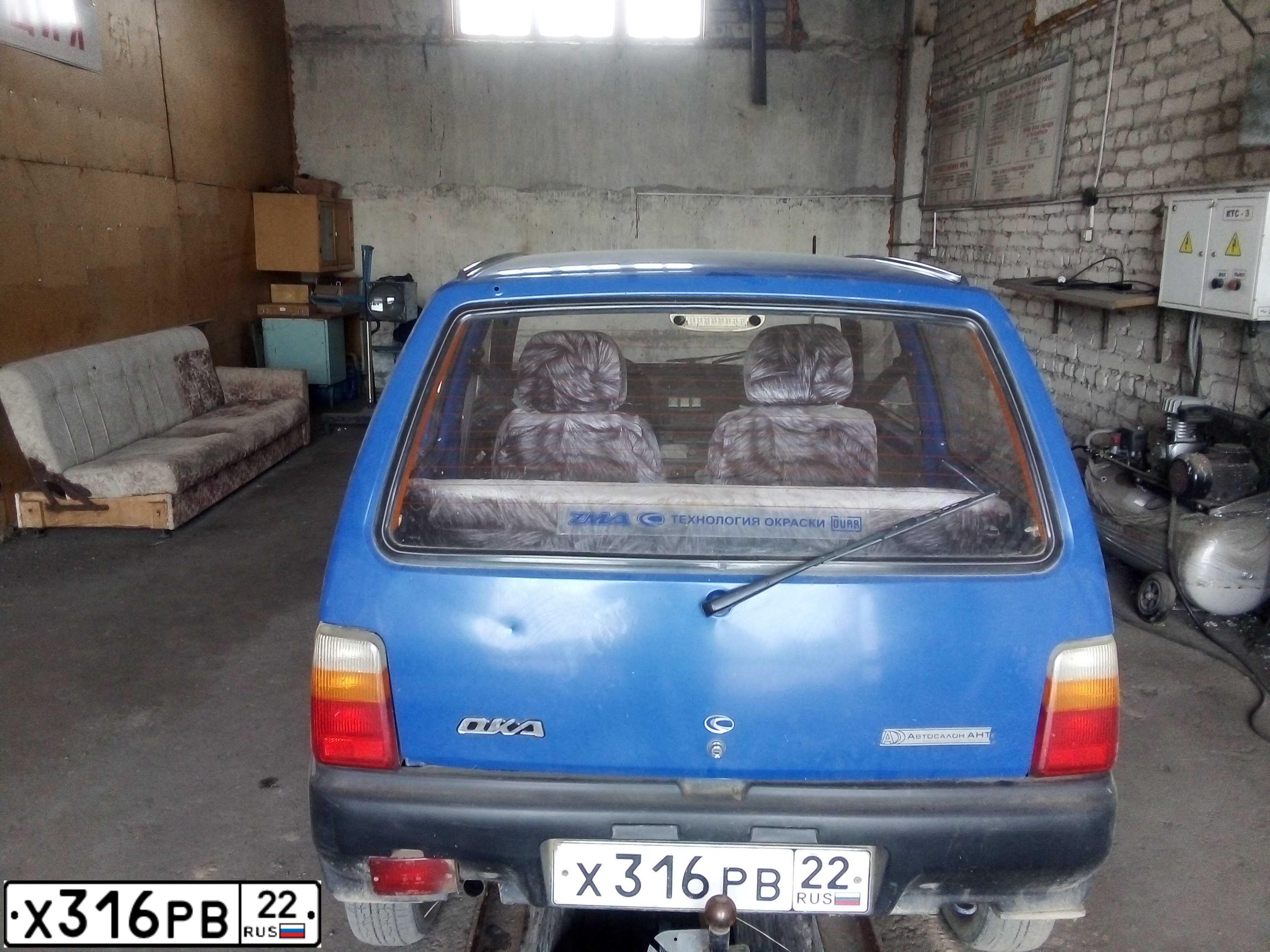 Фото автомобиля SEAZ OKA, 2004 — госномер В502ВТ156. Цвет: ГРАНАТ