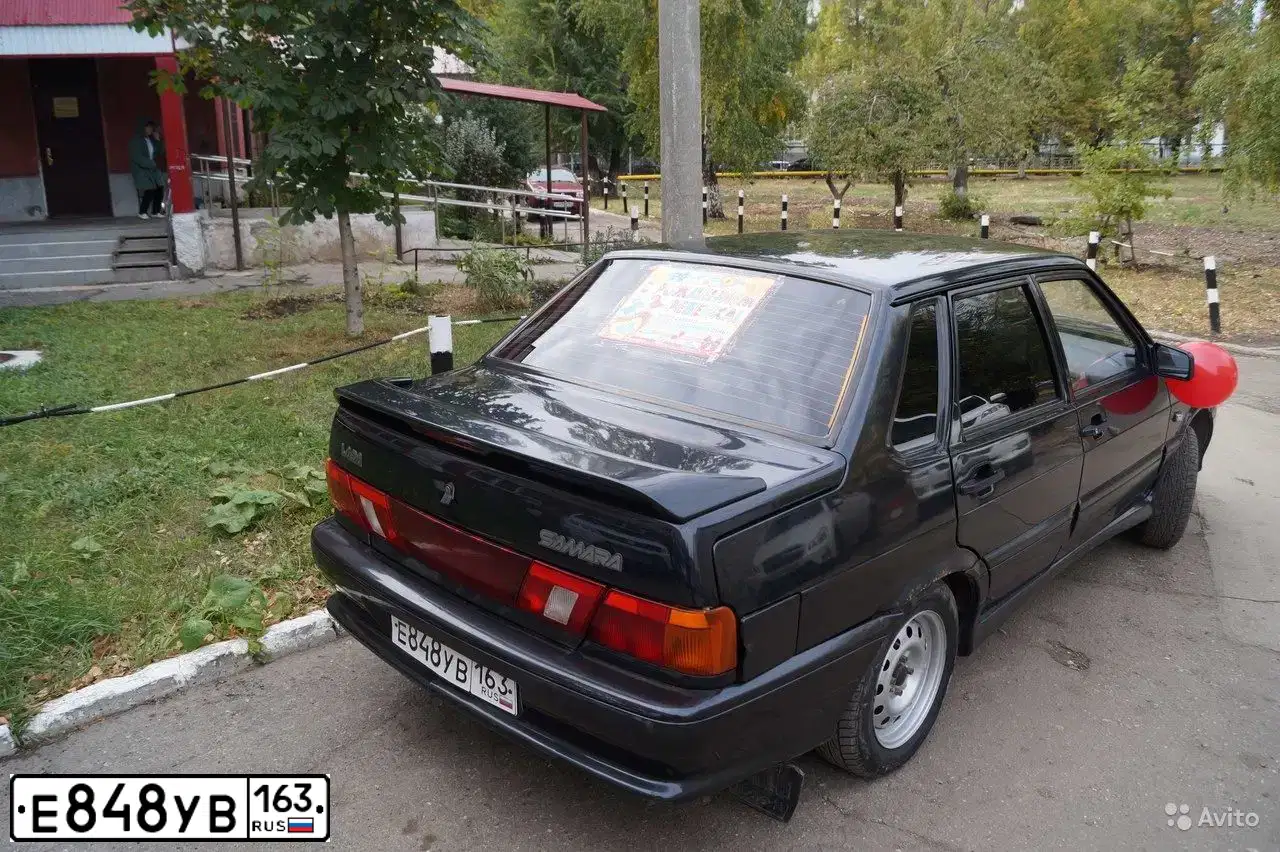 Фото автомобиля LADA 2115 SAMARA, 2007 — госномер Е848УВ163. Цвет: ГРАФИТОВЫЙ МЕТАЛЛИК