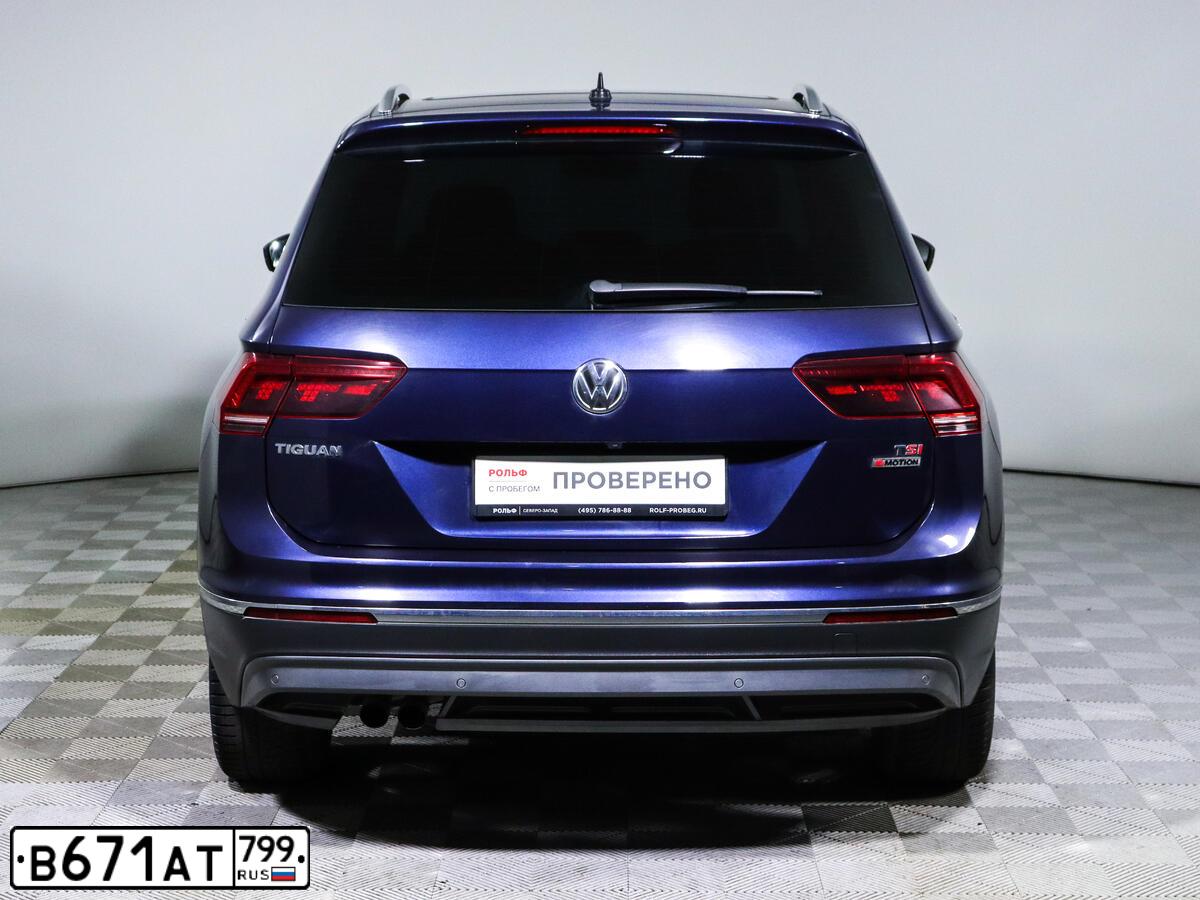 Фото автомобиля VOLKSWAGEN TIGUAN, 2017 — госномер Т658НВ176. Цвет: ТЕМНО - СИНИЙ