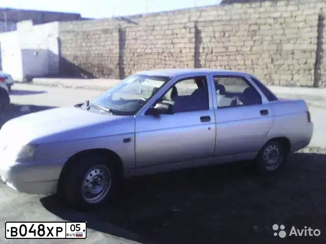 Фото автомобиля LADA 2110, 2005 — госномер У076УР05. Цвет: СЕРЕБРИСТЫЙ