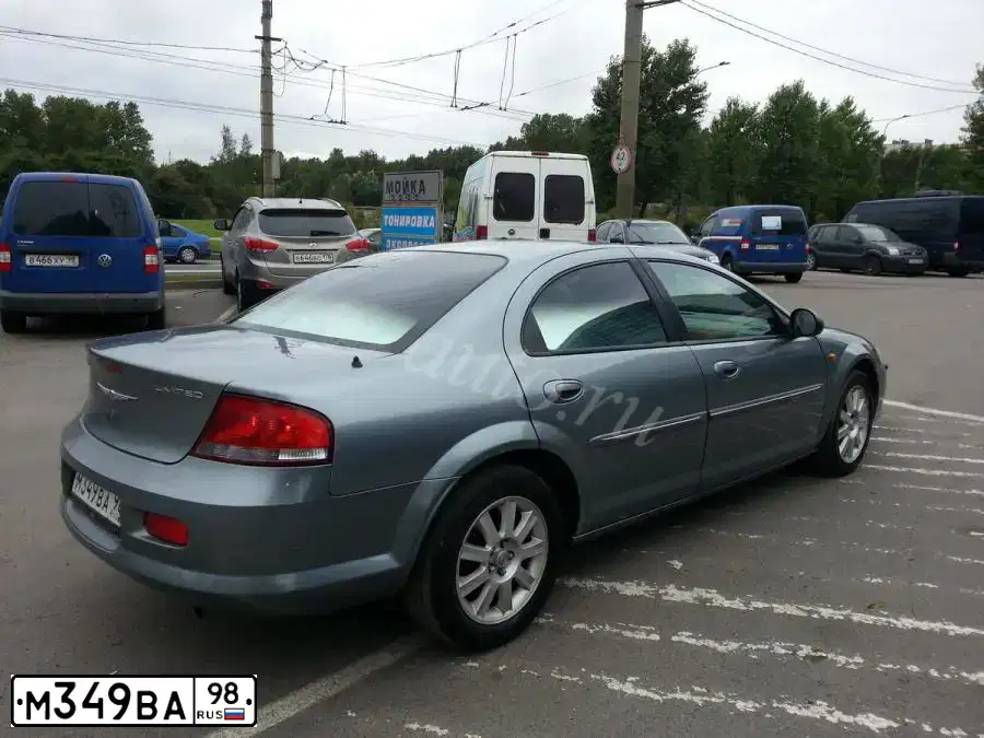 Фото автомобиля CHRYSLER SEBRING, 2006 — госномер С380ОЕ178. Цвет: СЕРЫЙ