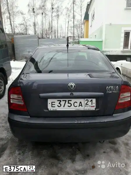 Фото автомобиля SKODA OCTAVIA, 2008 — госномер В009ХА21. Цвет: ТЕМНО-СЕРЫЙ
