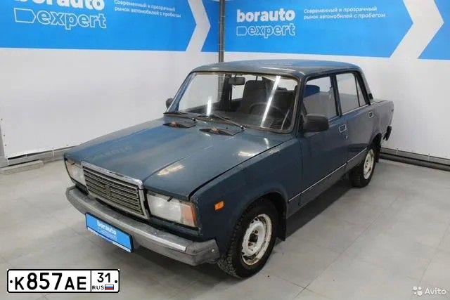 Фото автомобиля LADA 2107, 2002 — госномер С646ЕК136. Цвет: СИНЕ ЗЕЛЕНЫЙ