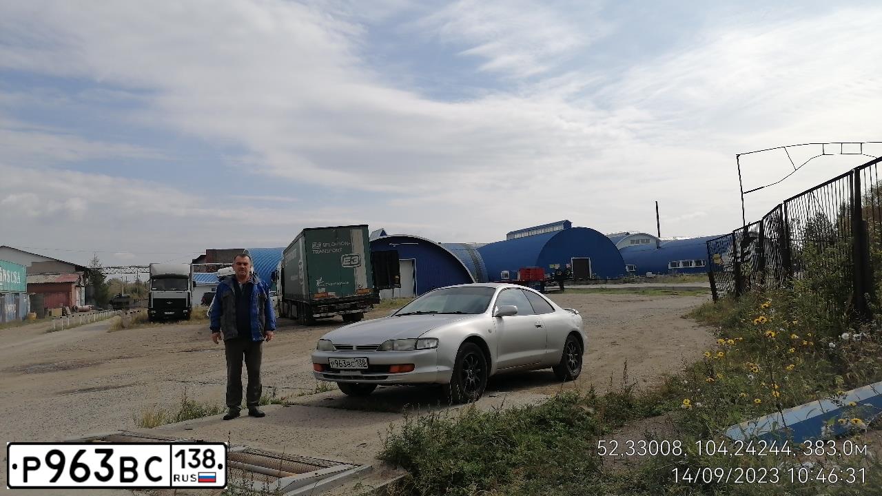 Фото автомобиля ТОЙОТА TOYOTA CURREN, 1994 — госномер С873НО138