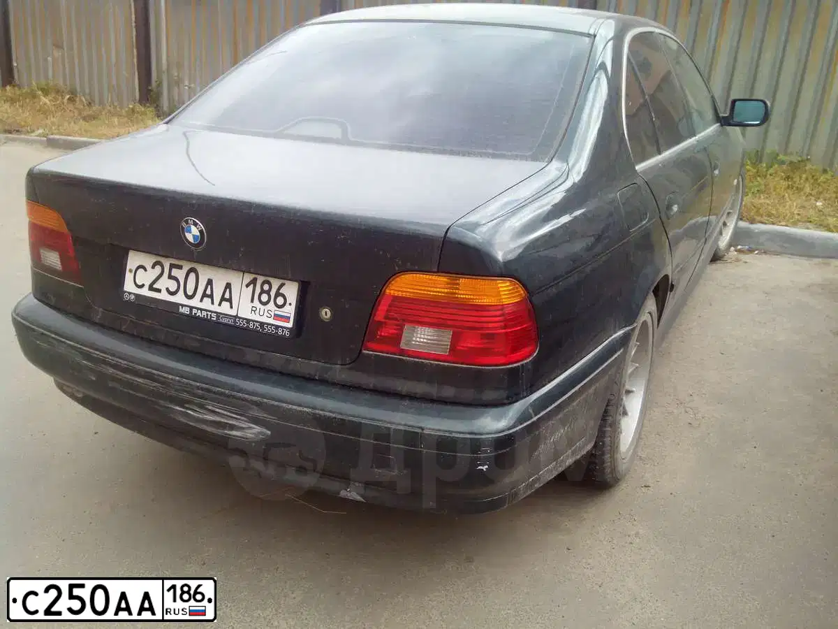 Фото автомобиля BMW 5ER, 2001 — госномер О056ОА45. Цвет: ЗЕЛЕНЫЙ