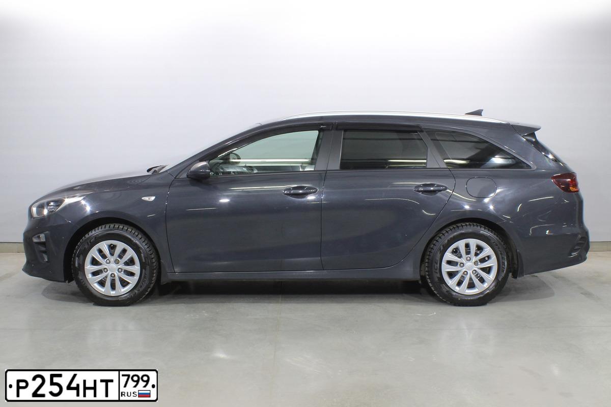 Фото автомобиля KIA CD (CEED), 2019 — госномер Н454РМ21. Цвет: СЕРЫЙ