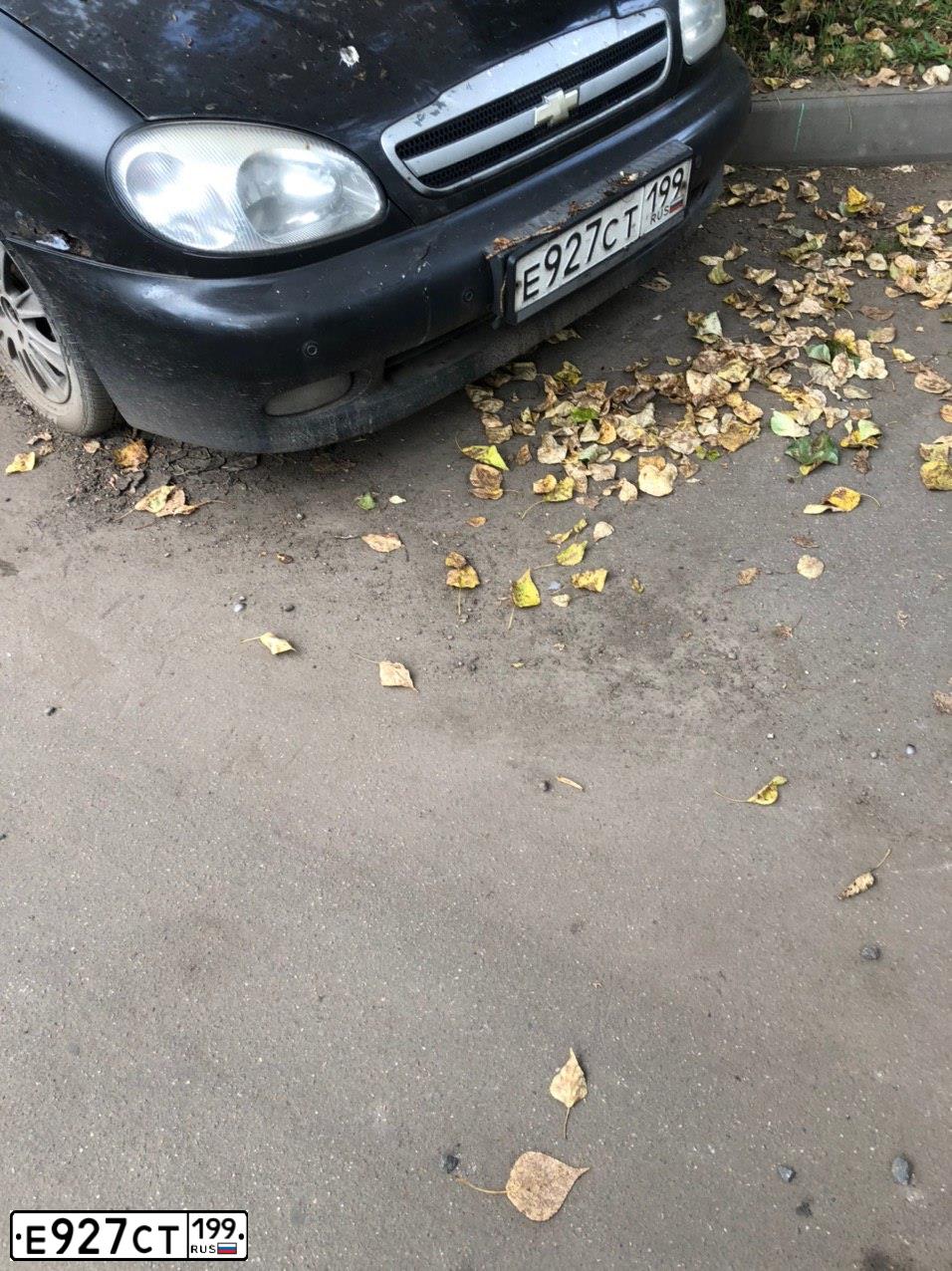 Фото автомобиля CHEVROLET LANOS, 2008 — госномер Х485АЕ550. Цвет: ЧЕРНЫЙ
