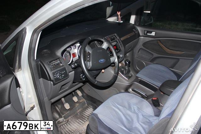 Фото автомобиля FORD C-MAX, 2008 — госномер О822НА126. Цвет: СЕРЫЙ
