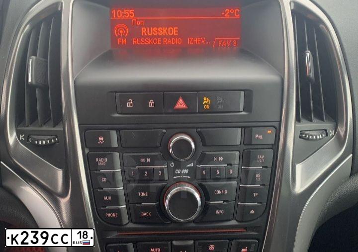 Фото автомобиля OPEL ASTRA, 2011 — госномер К239СС18. Цвет: ЧЕРНЫЙ