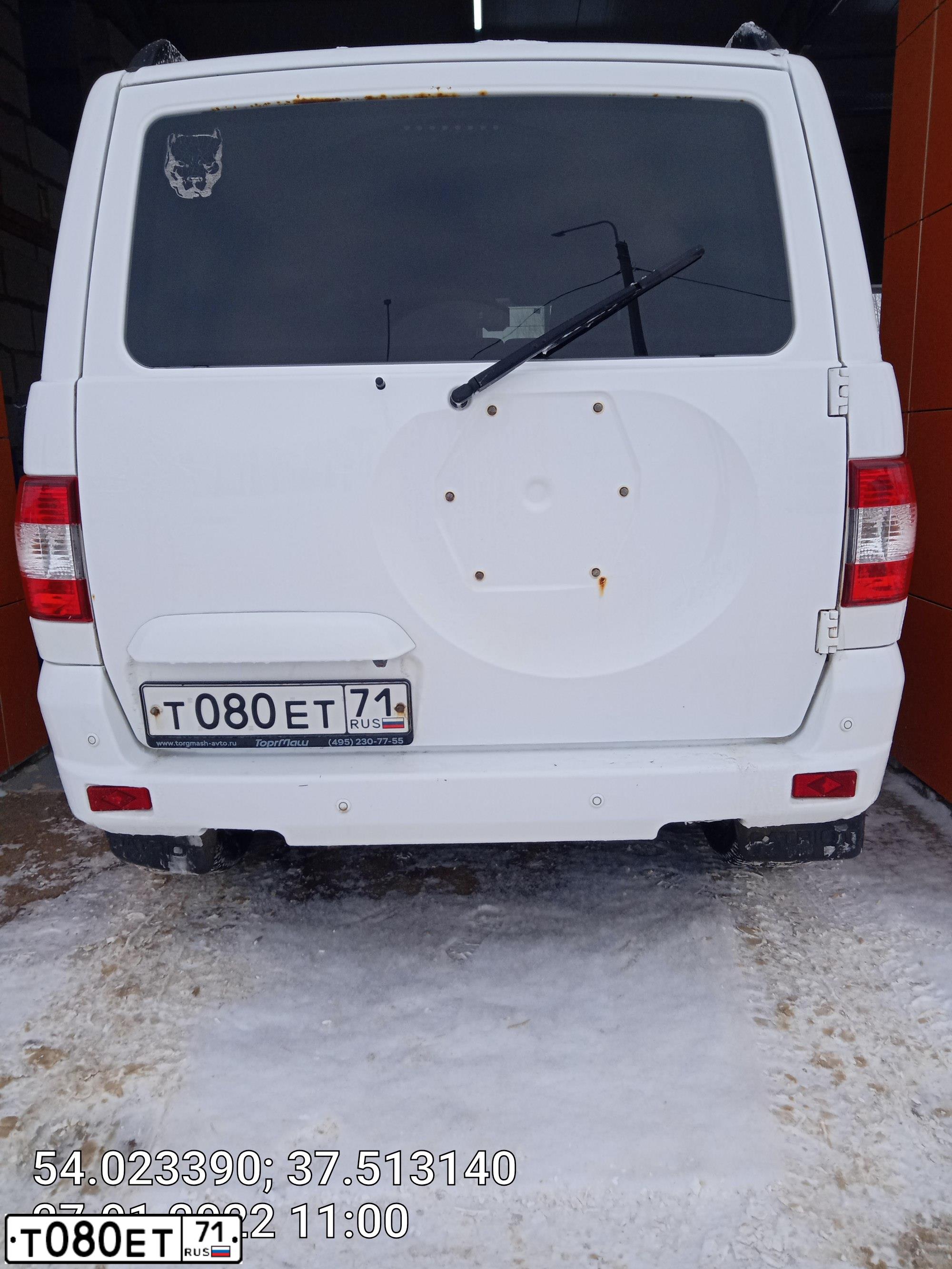 Фото автомобиля UAZ 3163 PATRIOT, 2017 — госномер Т080ЕТ71