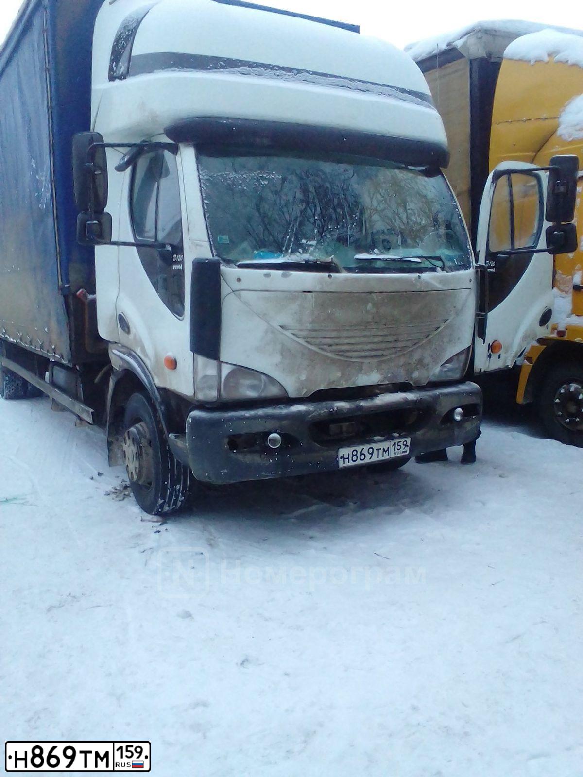Фото автомобиля AVIA D 120, 2012 — госномер Н869ТМ159. Цвет: Белый
