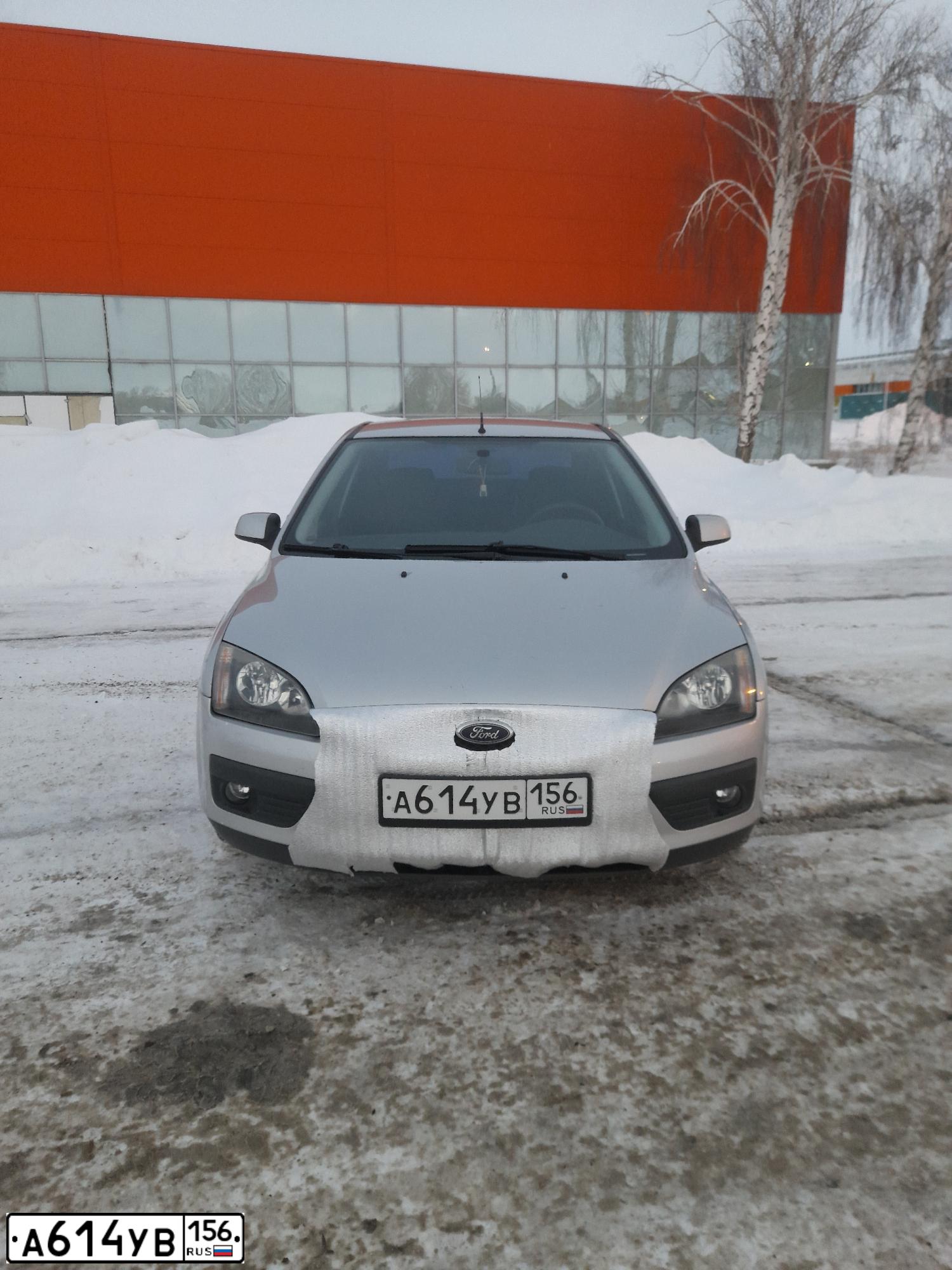 Фото автомобиля FORD FOCUS, 2007 — госномер А614УВ156. Цвет: СЕРЕБРИСТЫЙ
