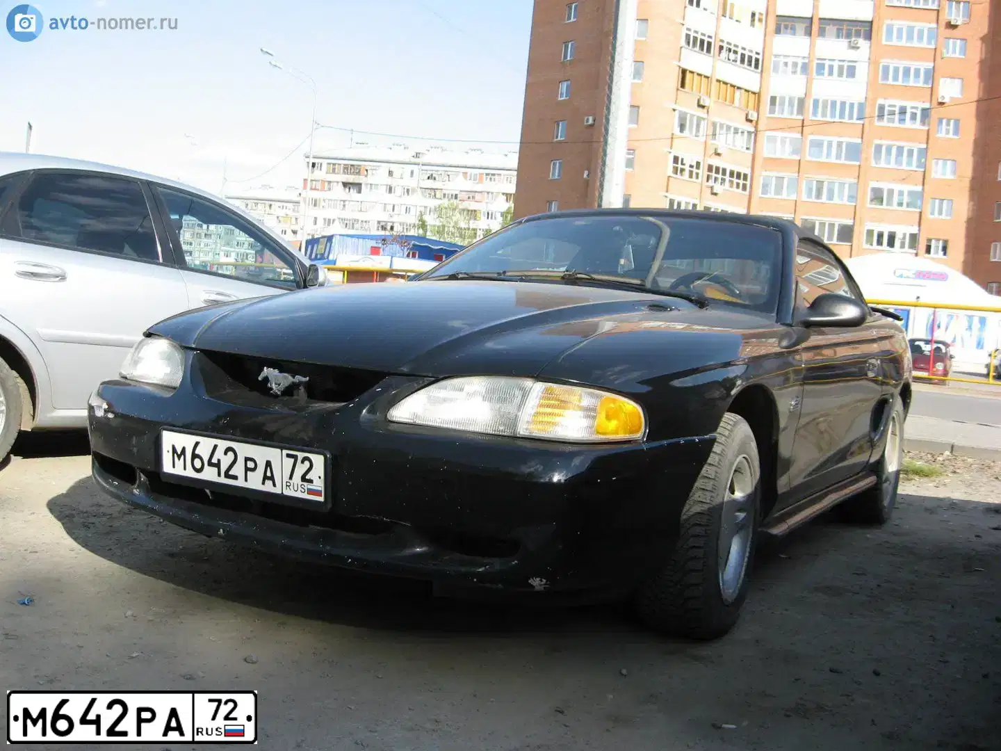 Фото автомобиля ФОРДМУСТАНГ, 1994 — госномер Т630НМ74. Цвет: ЧЕРНЫЙ