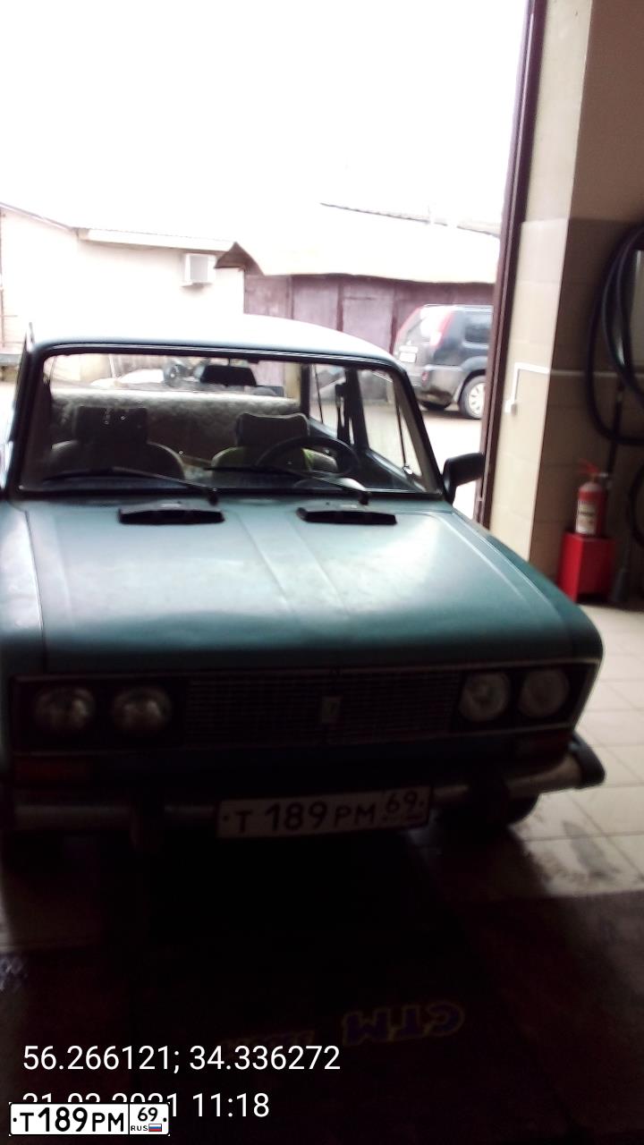 Фото автомобиля LADA 2106, 1990 — госномер Т189РМ69. Цвет: СЕРО-ГОЛУБОЙ