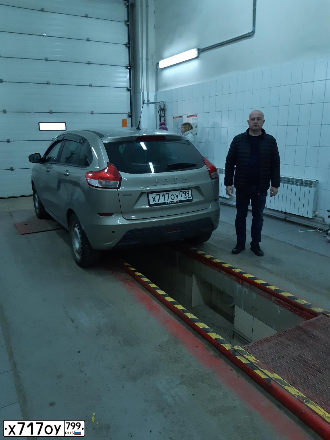 Фото автомобиля LADA GAB320 LADA XRAY, 2019 — госномер Т522ТН152. Цвет: СЕРО БЕЖЕВЫЙ