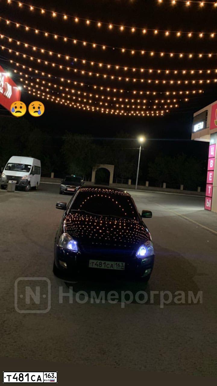 Фото автомобиля LADA PRIORA, 2010 — госномер А173СХ156. Цвет: Сине-Черный