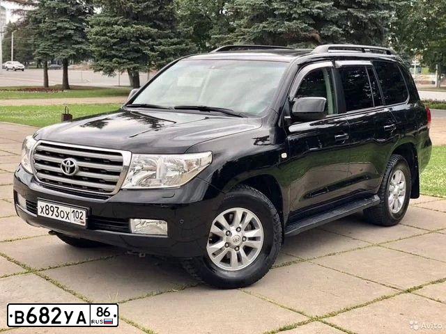Фото автомобиля TOYOTA LANDCRUISER 200, 2008 — госномер Х893ОХ102. Цвет: ЧЕРНЫЙ