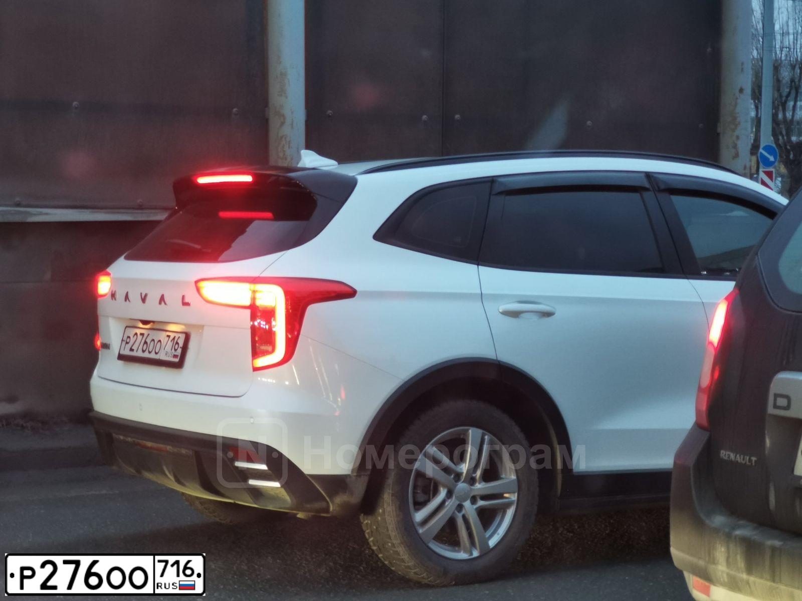 Фото автомобиля HAVAL JOLION, 2024 — госномер Р276ОО716