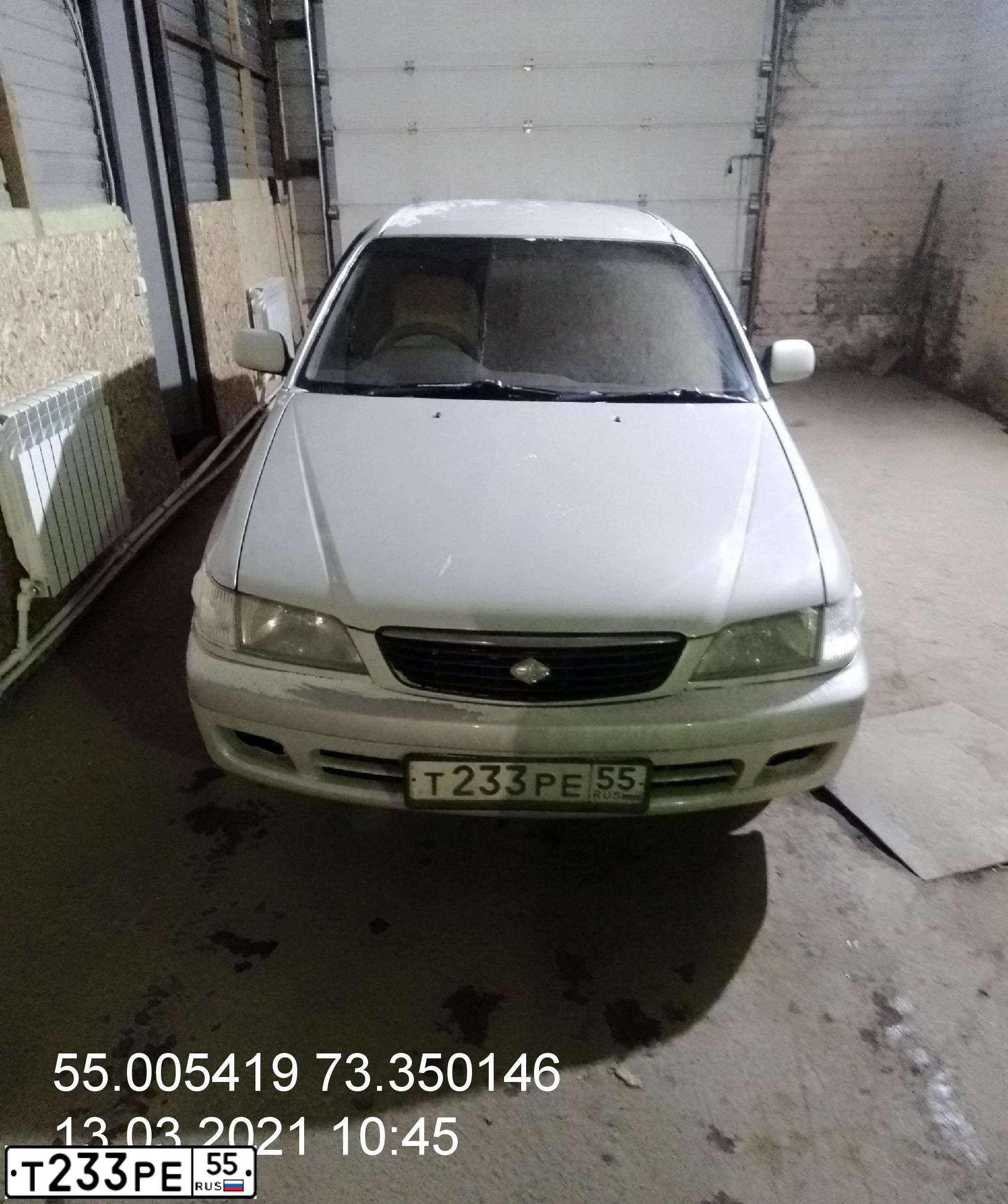Фото автомобиля TOYOTA CORONA, 1999 — госномер А738КВ138
