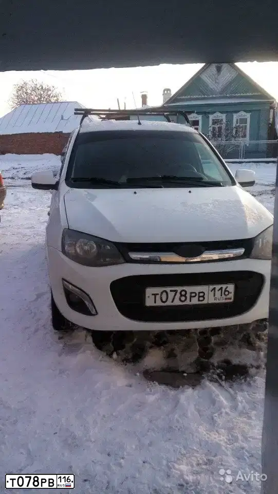 Фото автомобиля LADA 2192 KALINA, 2013 — госномер В945НТ761. Цвет: Белый