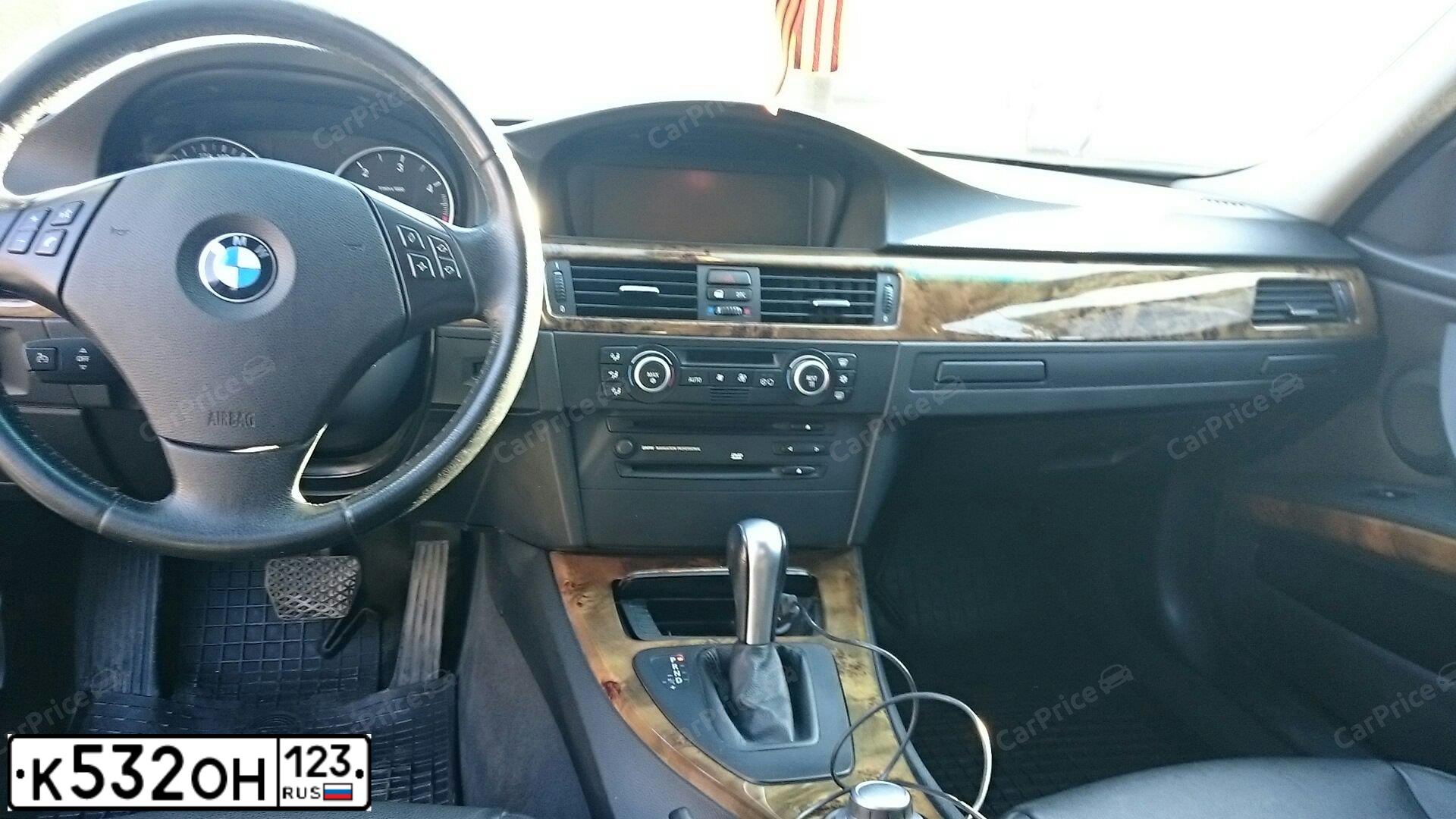 Фото автомобиля BMW SERIE 3, 2007 — госномер С002ВР193. Цвет: ЧЕРНЫЙ