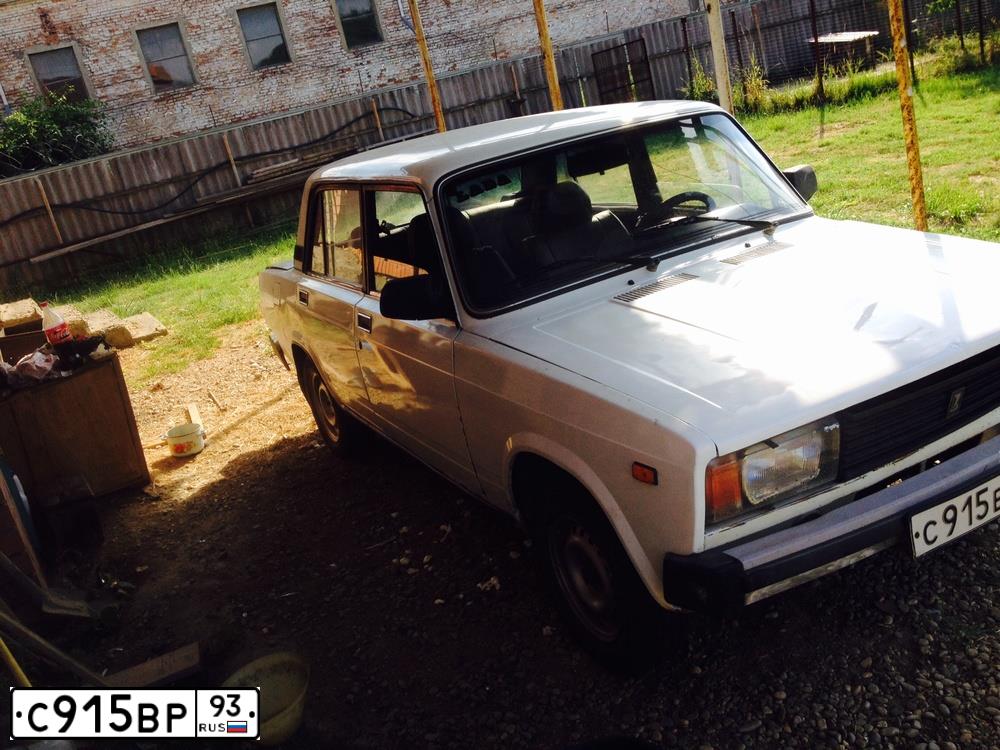 Фото автомобиля LADA 2105, 1999 — госномер С915ВР93. Цвет: ЯРКО-БЕЛЫЙ