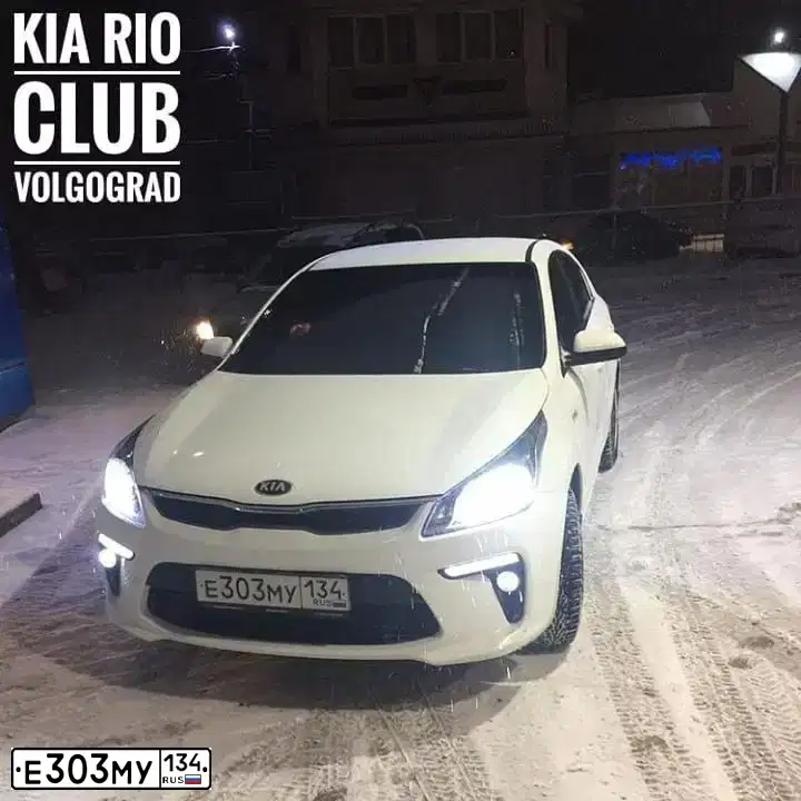 Фото автомобиля KIA RIO, 2018 — госномер М392НВ30