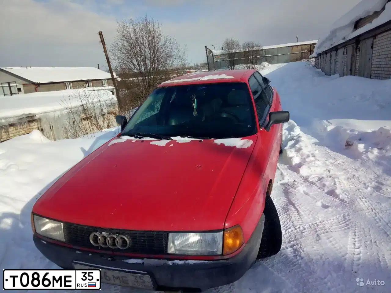 Фото автомобиля AUDI I 80, 1989 — госномер Т086МЕ35