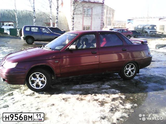 Фото автомобиля LADA 2110, 2004 — госномер О717ХТ11. Цвет: ТЕМНО-КРАСНЫЙ