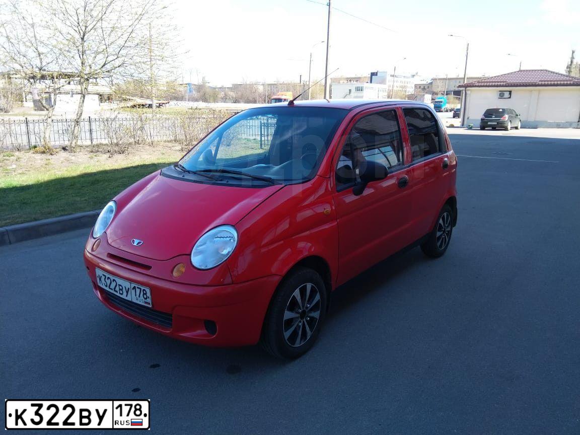 Фото автомобиля DAEWOO MATIZ, 2011 — госномер К322ВУ178. Цвет: ЯРКО-КРАСНЫЙ