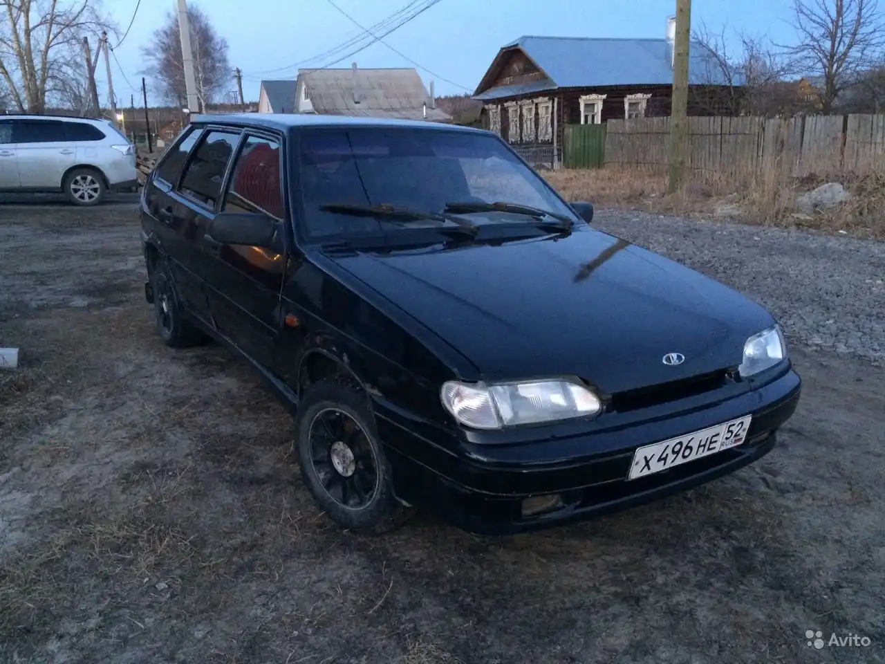Фото автомобиля LADA 2114 SAMARA, 2008 — госномер Х496НЕ52. Цвет: Темно-зеленый