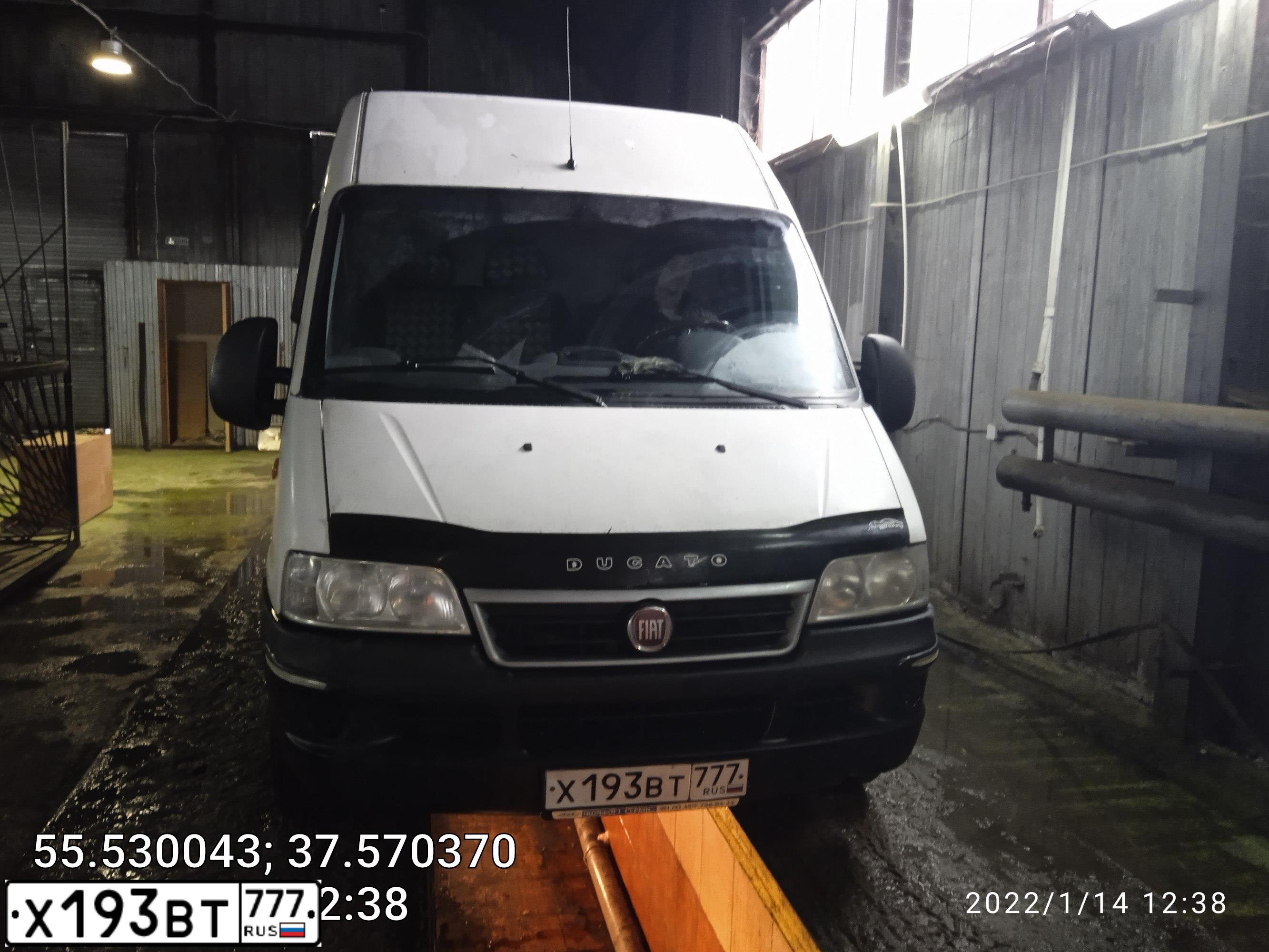 Фото автомобиля FIAT DUCATO, 2011 — госномер Х193ВТ777. Цвет: Белый