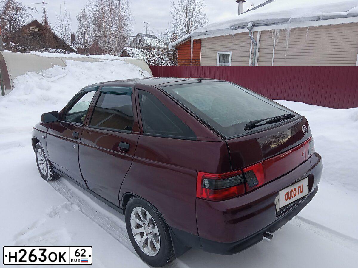 Фото автомобиля LADA 2112, 2008 — госномер Н263ОК62. Цвет: ТЕМНО-ВИШНЕВЫЙ