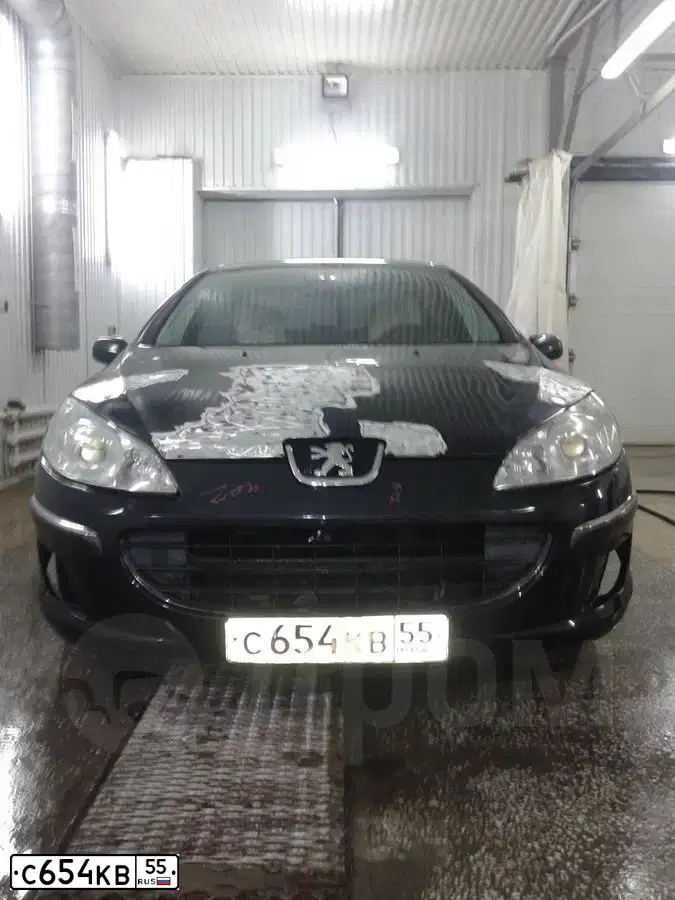 Фото автомобиля PEUGEOT 407, 2006 — госномер А046ТВ177. Цвет: ЧЕРНЫЙ