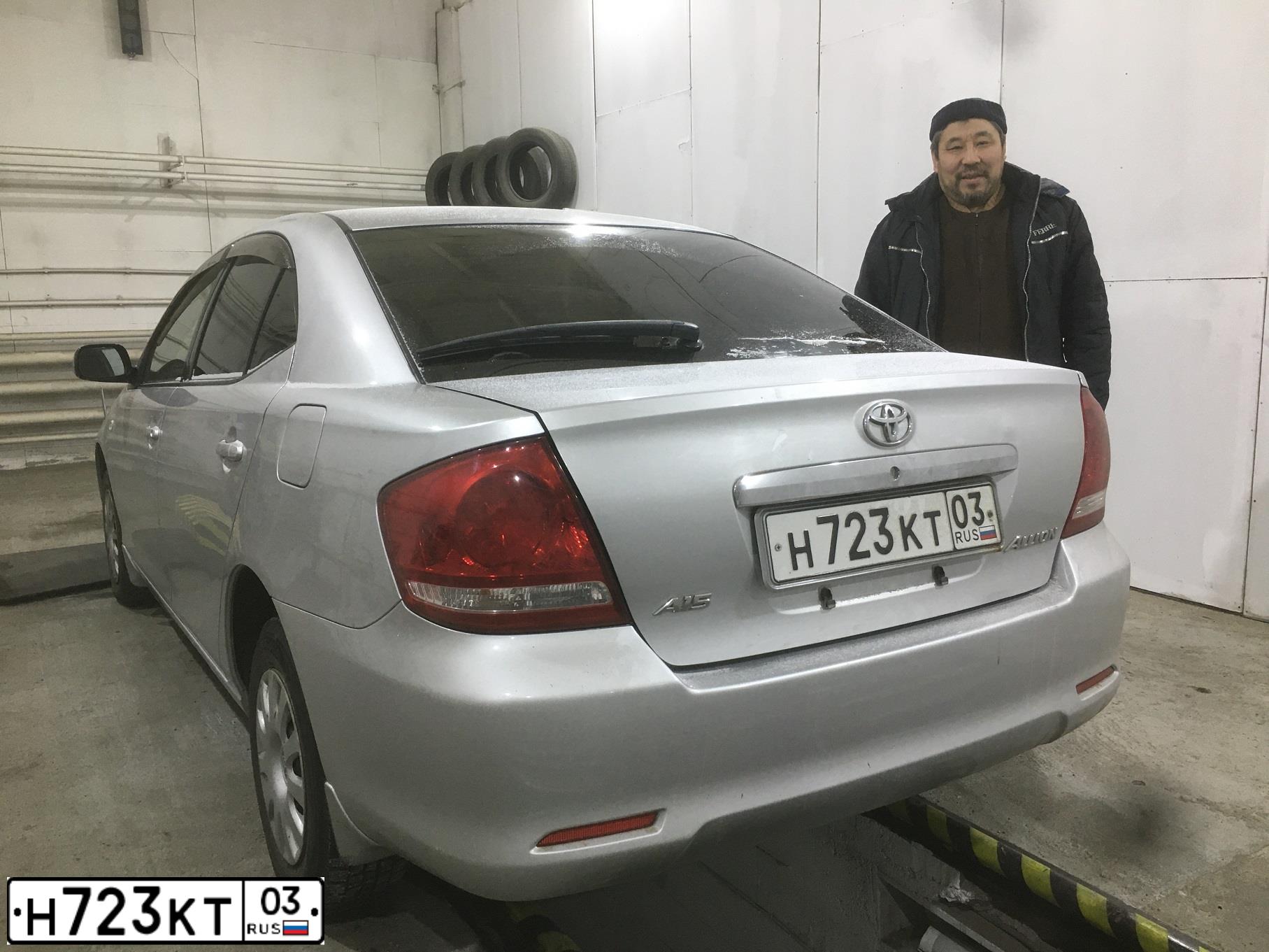 Фото автомобиля TOYOTA ALLION, 2005 — госномер О836МХ03