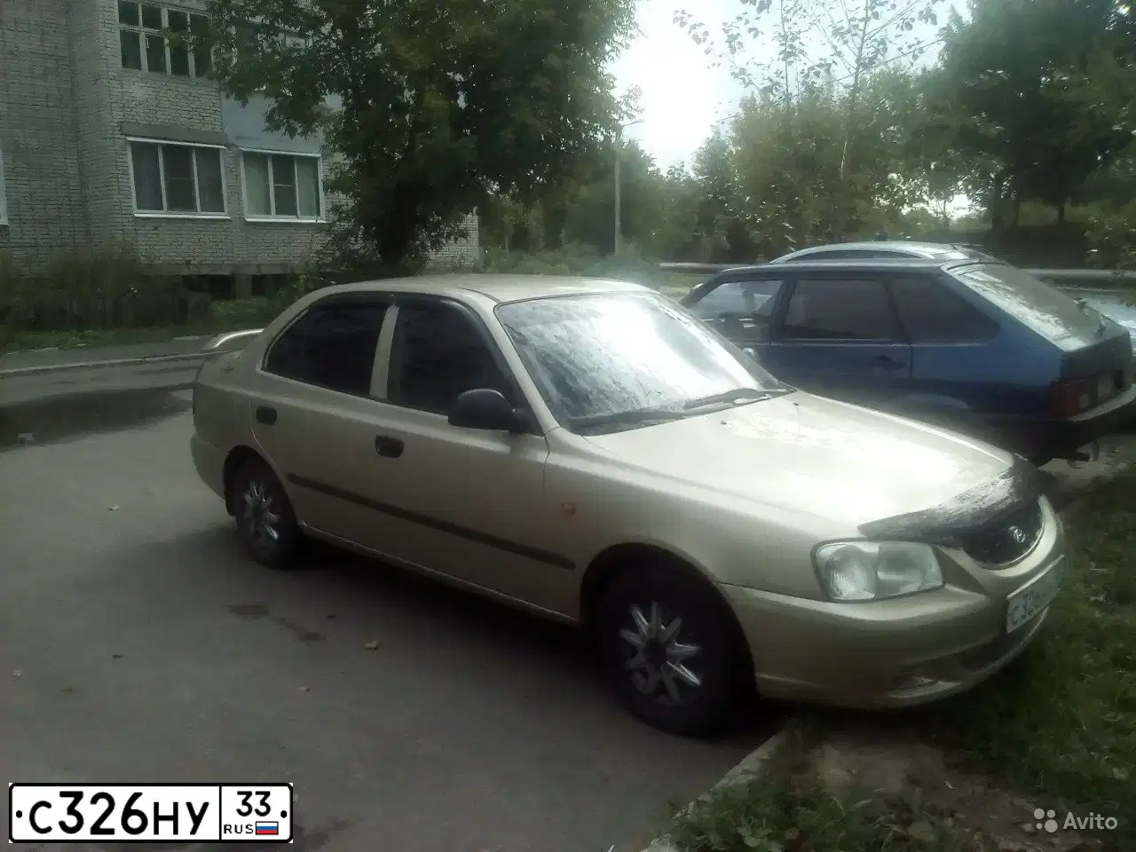 Фото автомобиля TAGAZ ACCENT, 2005 — госномер С043ХВ152. Цвет: БЕЖЕВЫЙ