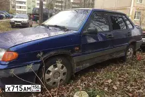 Фото автомобиля LADA 2115 SAMARA, 2000 — госномер Х715АМ150. Цвет: СИНИЙ СЕРЕБРИСТЫЙ