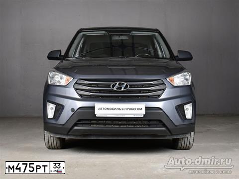 Фото автомобиля HYUNDAI CRETA, 2016 — госномер Х564УО33. Цвет: СЕРЫЙ