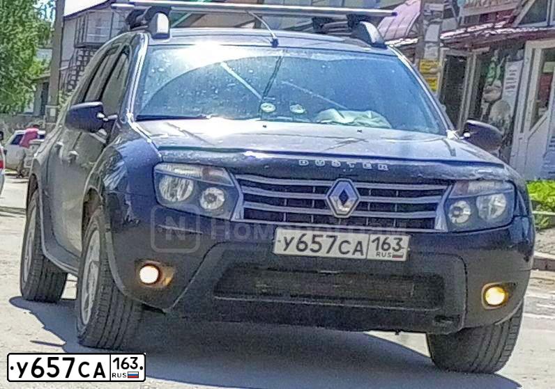 Фото автомобиля RENAULT DUSTER, 2014 — госномер У657СА163. Цвет: ТЕМНО-КОРИЧНЕВЫЙ