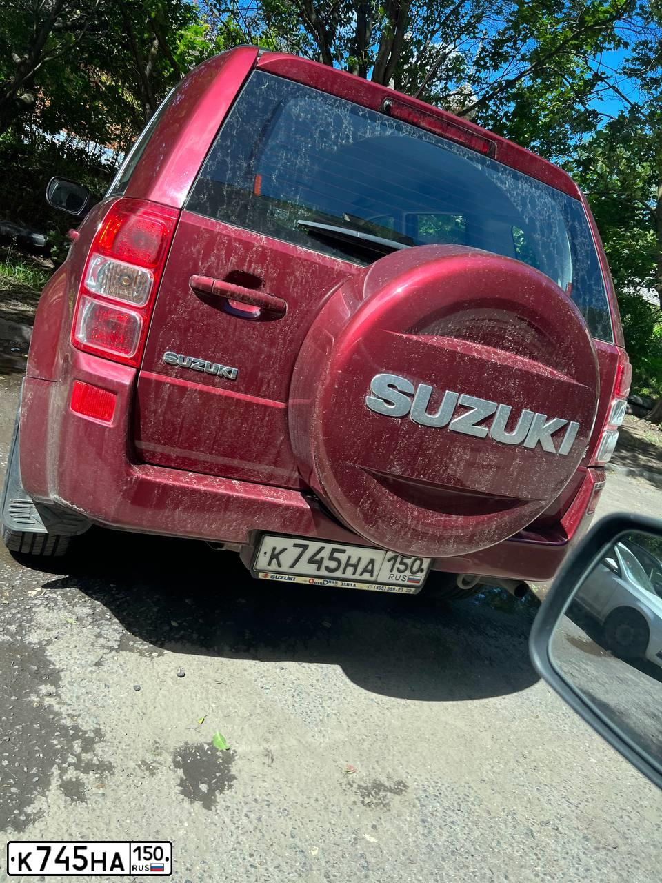 Фото автомобиля SUZUKI /GRAND/ VITARA, 2007 — госномер К745НА150. Цвет: КРАСНЫЙ